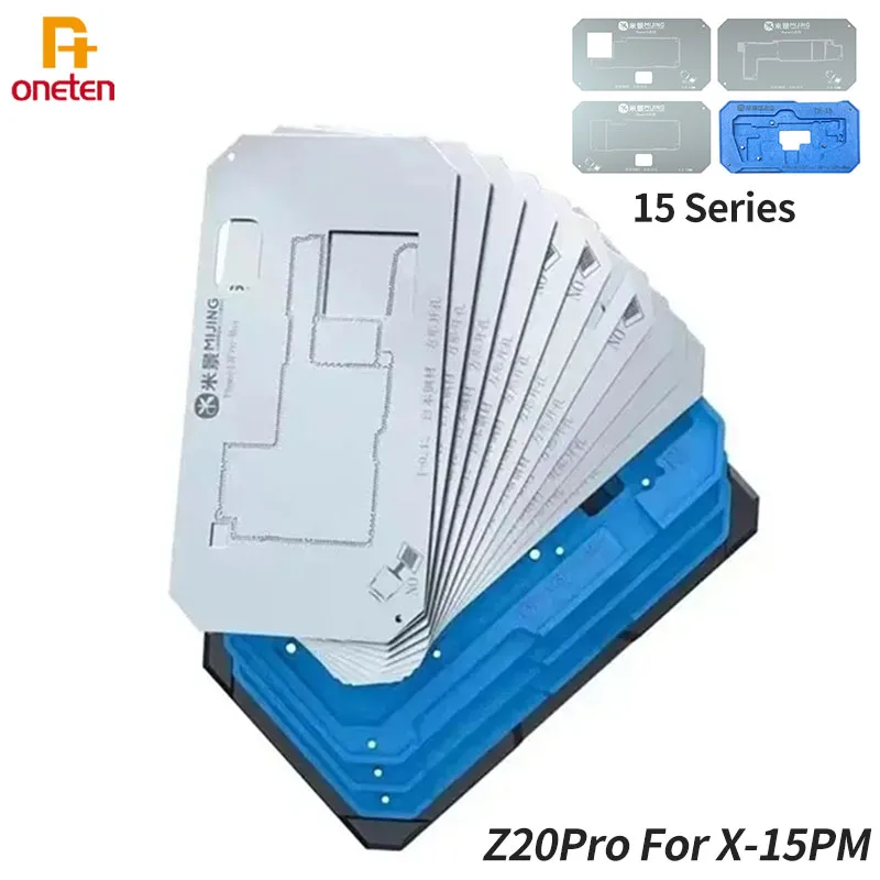 BGA Reballing Stencil MJ Z20Pro Planting Tin Template for iPhone