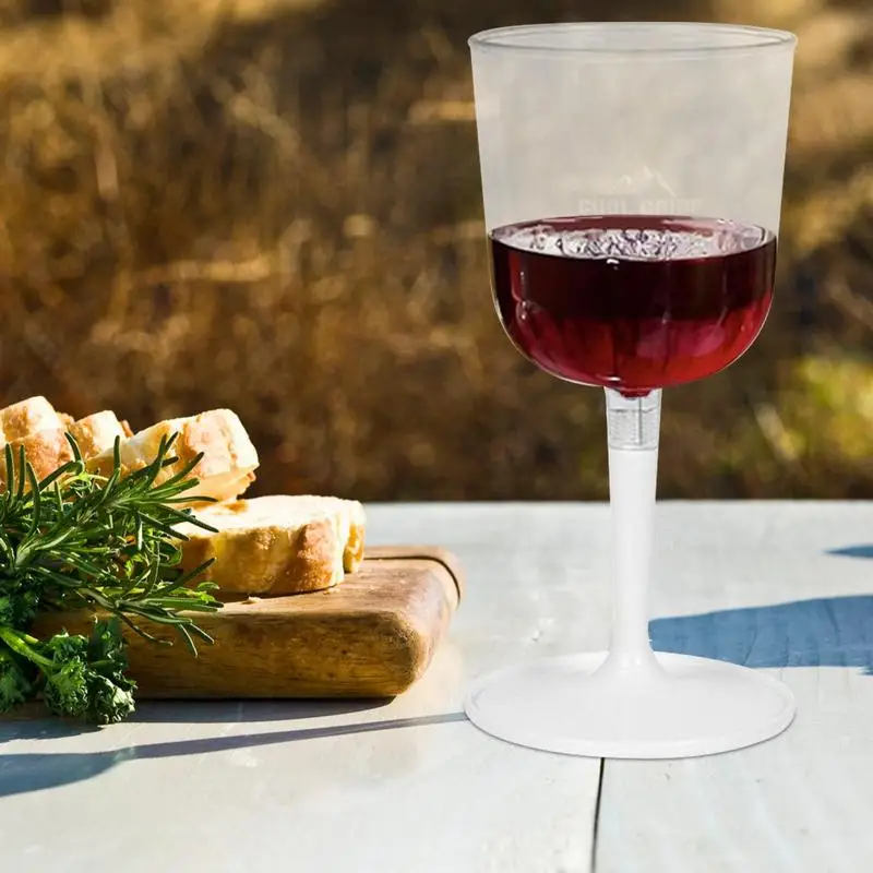 Shatterproof Nesting Red Wine Glass Set