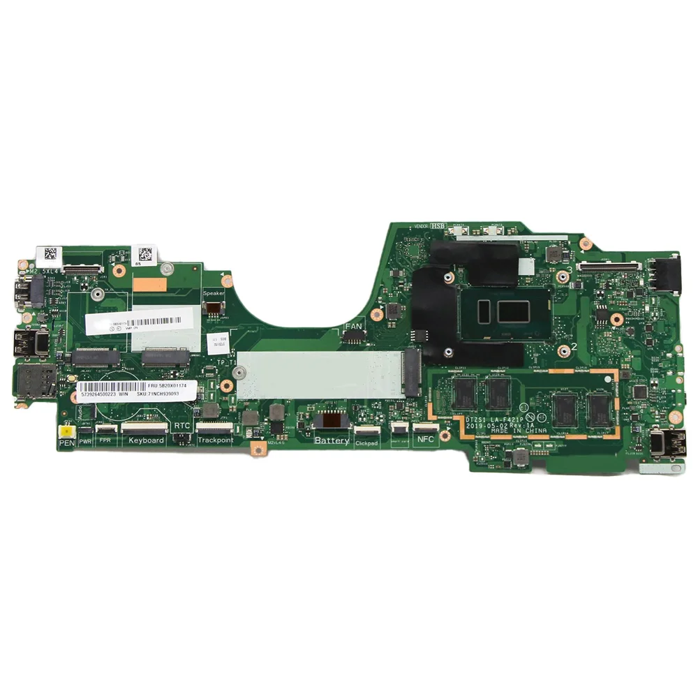 Материнская плата для ноутбука Lenovo Thinkpad X380 Yoga LA-F421P CPU:i5 8250U/i7 8550U FRU:5B20X01166 5B20X01197 5B20X01205 5B20X01174
