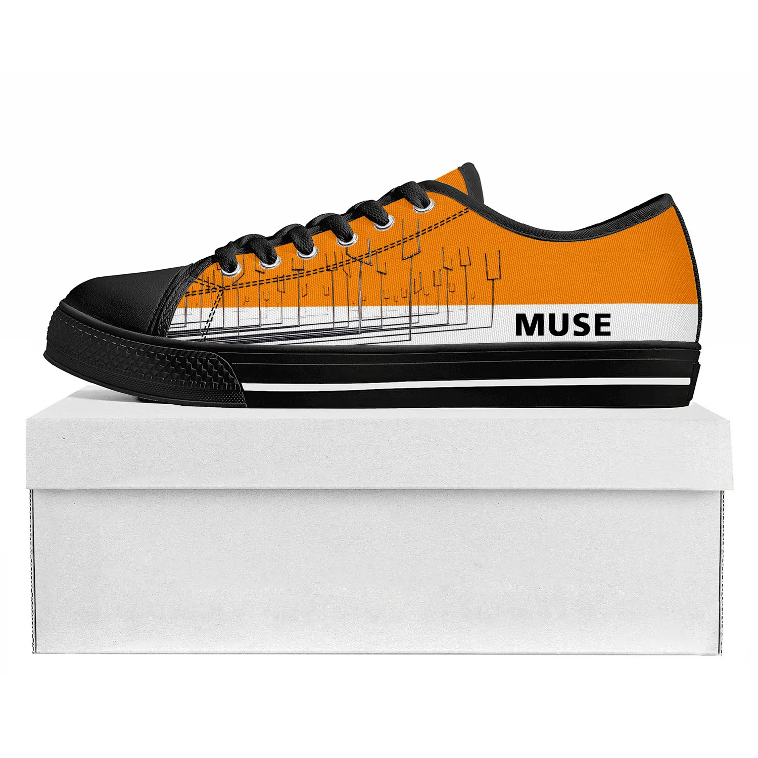 

Muse Rock Band England Low Top High Quality Sneakers Mens Womens Teenager Canvas Sneaker Prode Casual Couple Shoes Custom Shoe