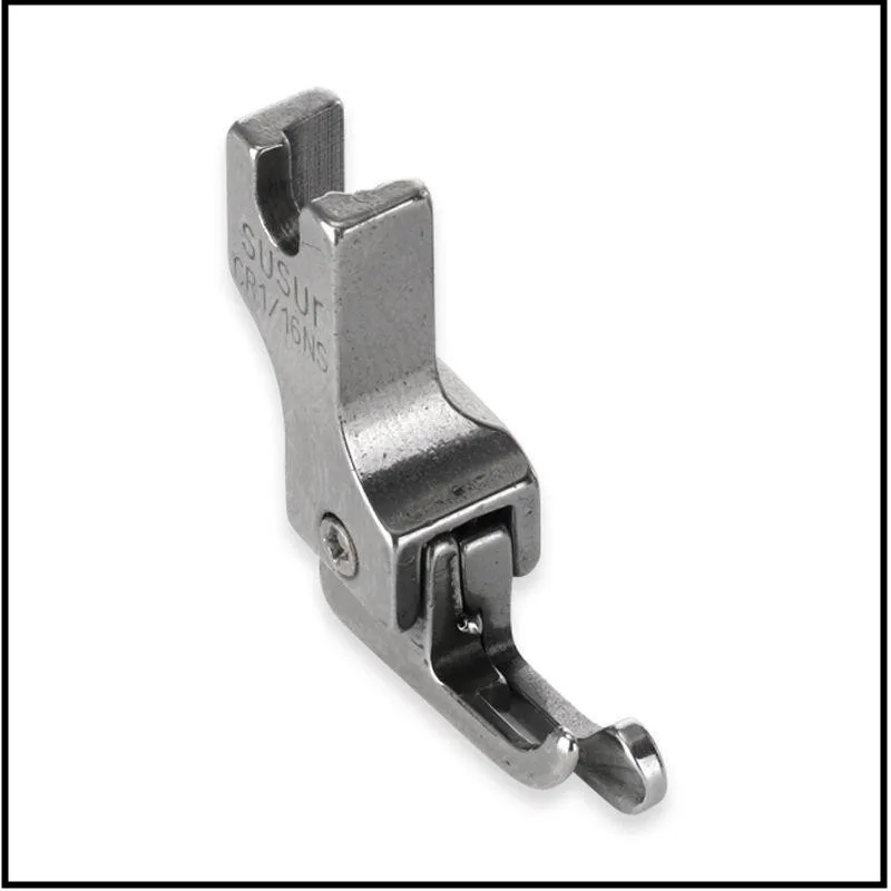Compensating Feet Narrow Type For Knitt and Thin Materials Zipper Presser Feet Sewing Machine Left/Right Edge Guide Presser Foot images - 6