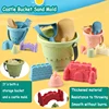 Beach Toys For Kids Castle Sand Bucket Digging Sand Scoop Toy Baby Sandbox Set Sand Play Molde Tools Outdoor Beach Games For Kid 2