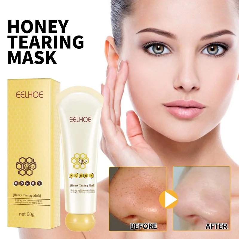 

Honey Tearing Mask Peel-off Mask Tearing Shrinks Pores Remove Masks Off Pores Clean Oil Peel Control Skincare Mask Deep Cleaning