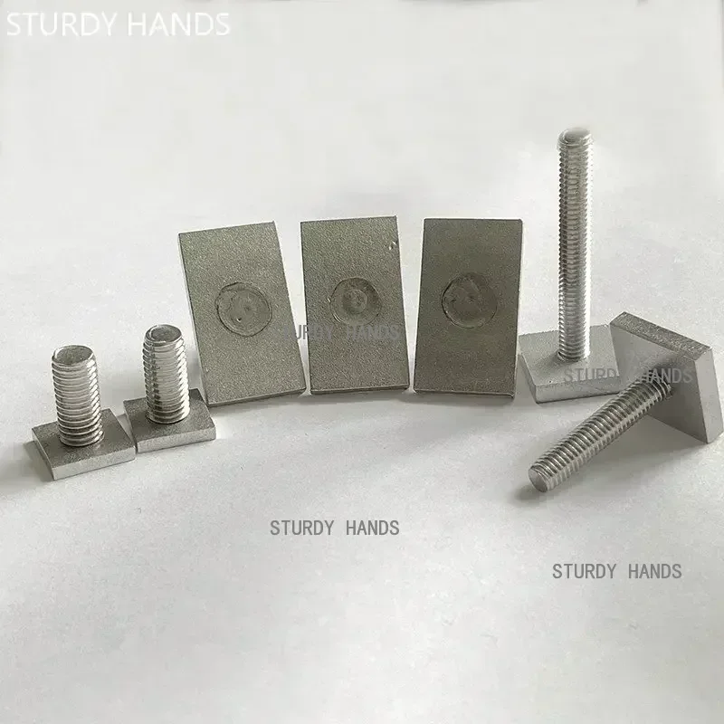 5Pcs Stainless Steel T-Slot Chute Rail Track T Shape Rectangle Hammer Head Bolt Screw M6 M8 Hardware Tools Supplies stainless steel screws stainless steel screw