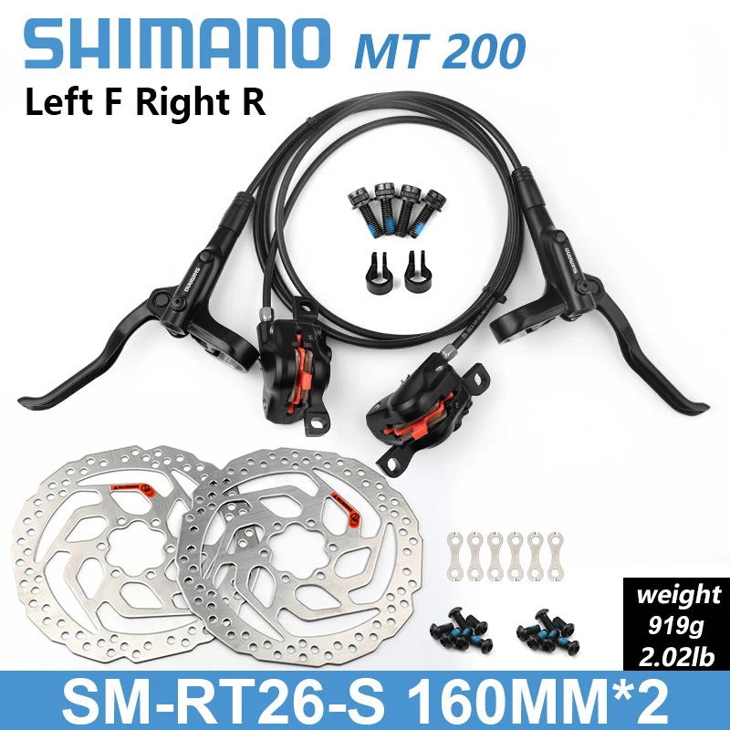 Shimano-油圧式マウンテンバイクブレーキ,MTB 200,800/1350