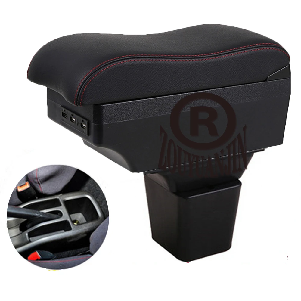 

For Daihatsu Terios Armrest Box Car Center Console Storage Space Case Elbow Rest with Cup Holder USB Interface