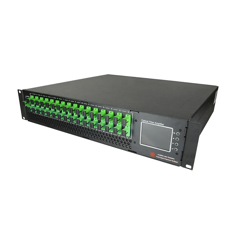 edfa 1550nm optical amplifier 16 ports 32 port 19dBm WDM EDFA