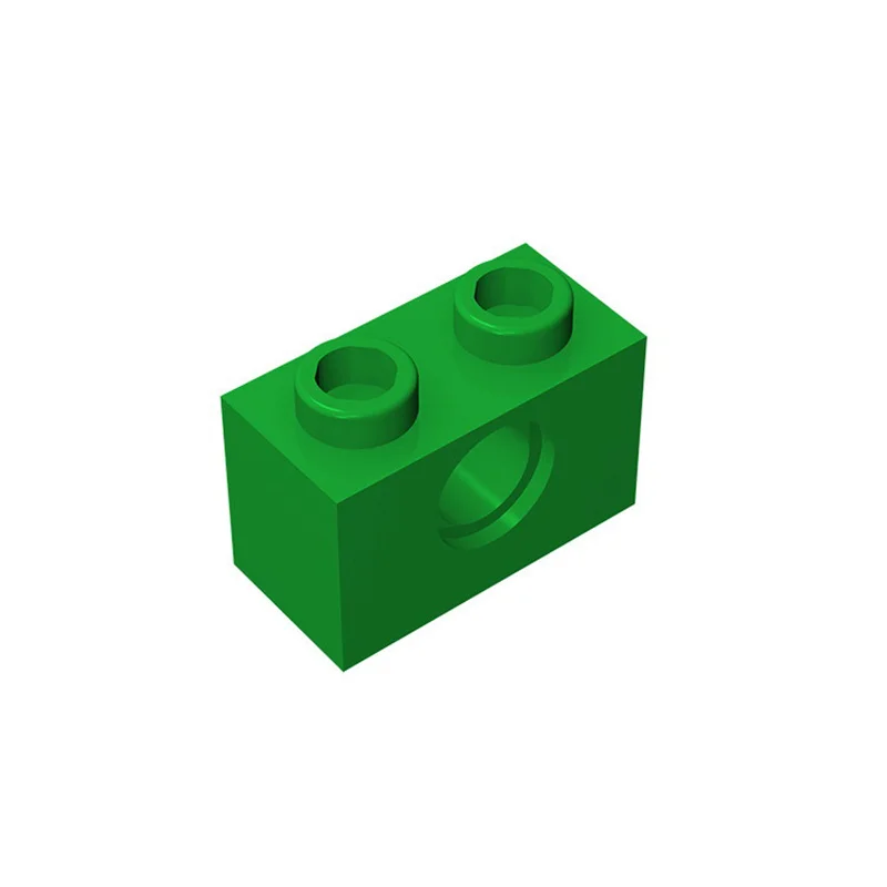 50 Stück 3700 Ziegel 1 x 2 mit Loch Ziegel Sammlungen Bulk Modular GBC Spielzeug für technische MOC DIY Bausteine kompatibel – Detail 10