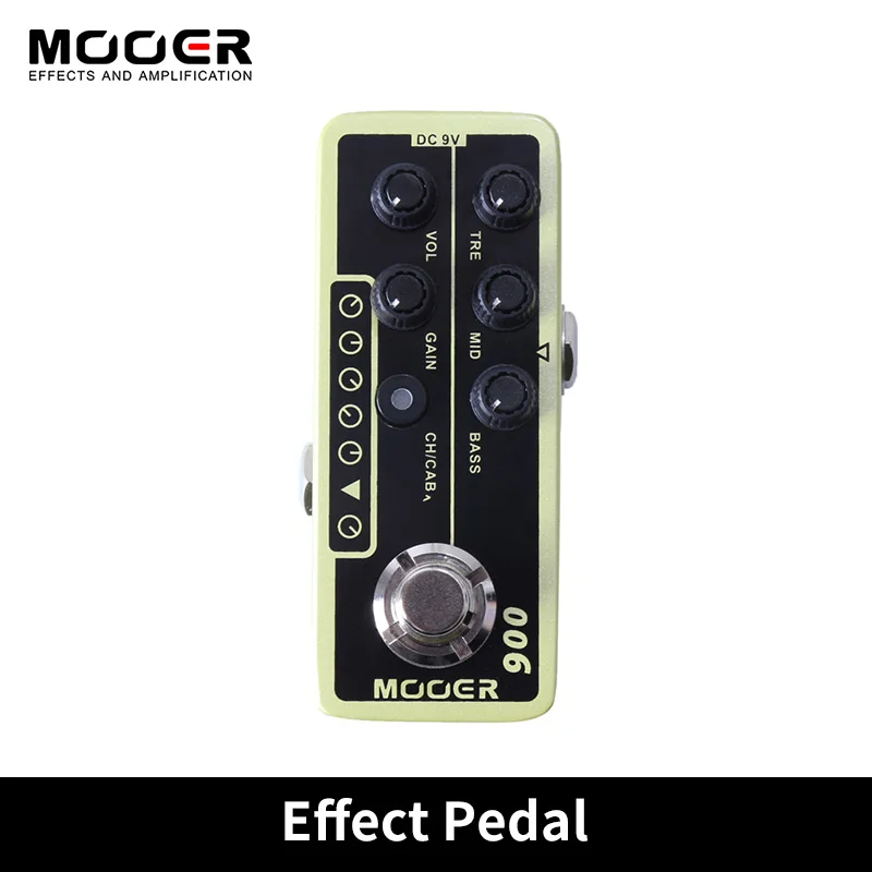 

Mooer 006 Classic Deluxe Delay and Reverb effect guitar pedal with 3 band EQ guitar pedal Micro Digital Preamp pedal