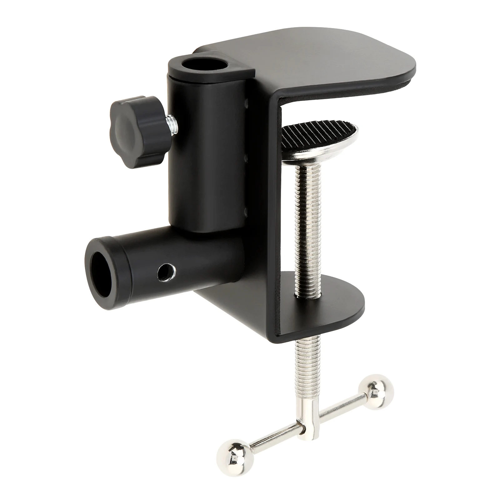 2-IN-1 Large Table Mount Clamp Metal Desk Clamp Mic Holder Microphone Suspension Boom Scissor Arm Bracket