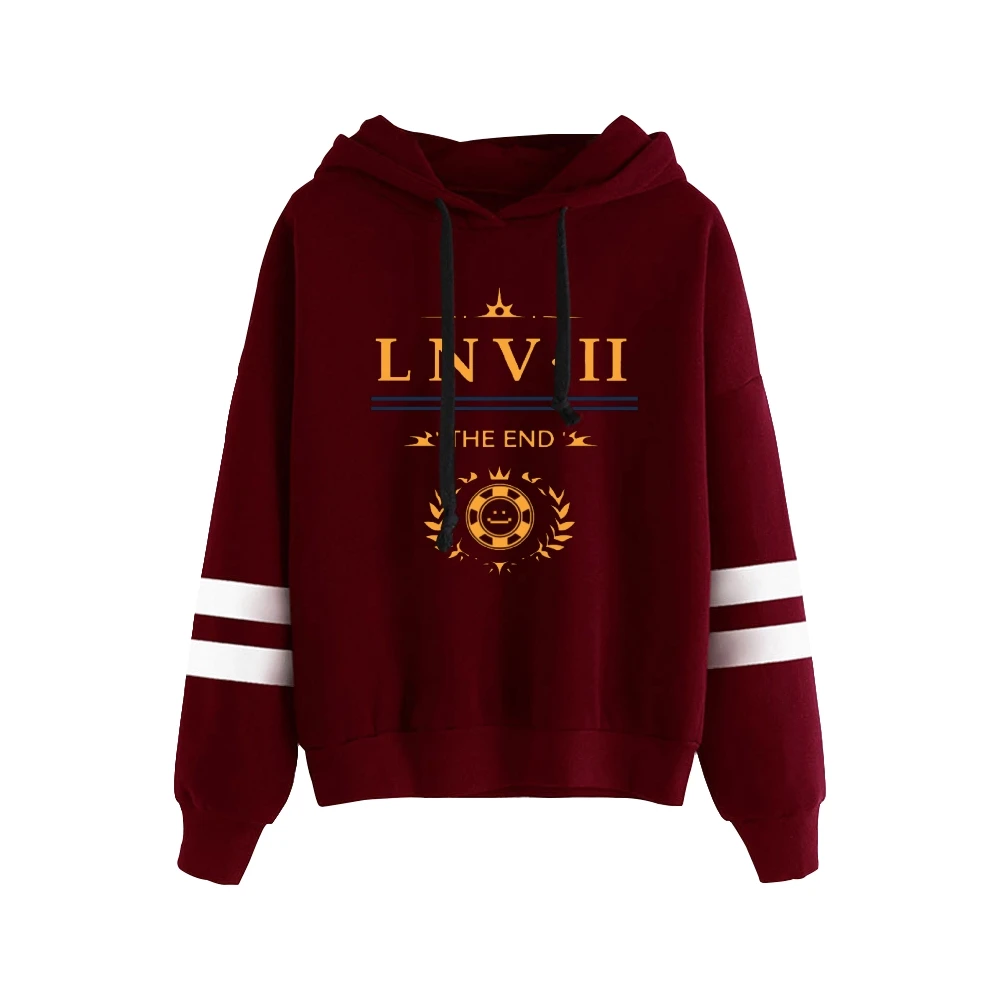 Quackity The End of Las Nevadas Merch Unisex Pocketless Parallel Bars Sleeve Sweatshirts Women Men Hoodies Couple Clothes