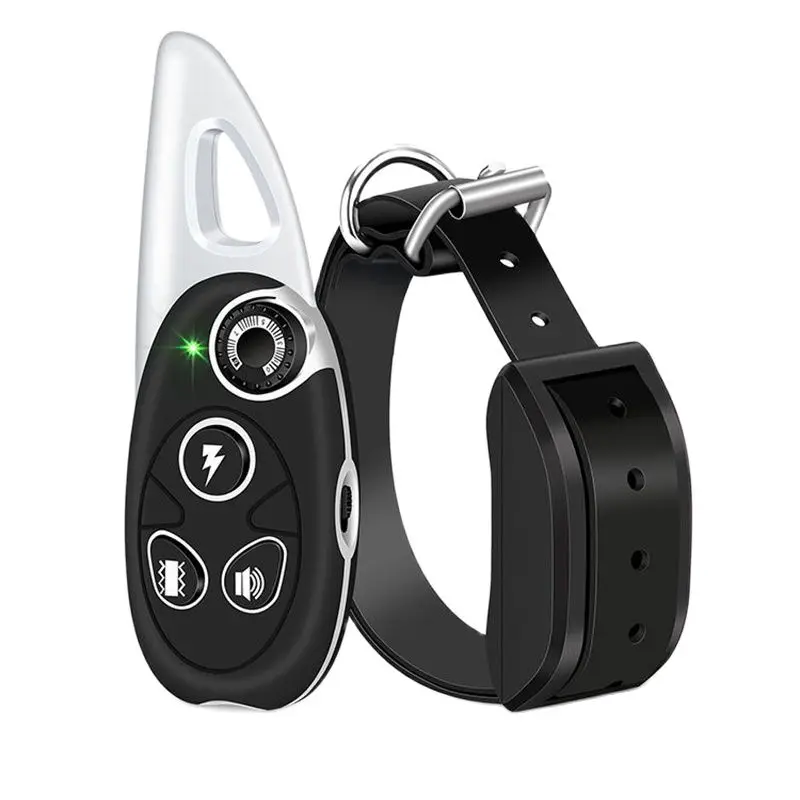

Electric Dog Training Collar Pet Remote Control Waterproof Rechargeable for All Size Bark Stop Trainer Shock Vibration Sound