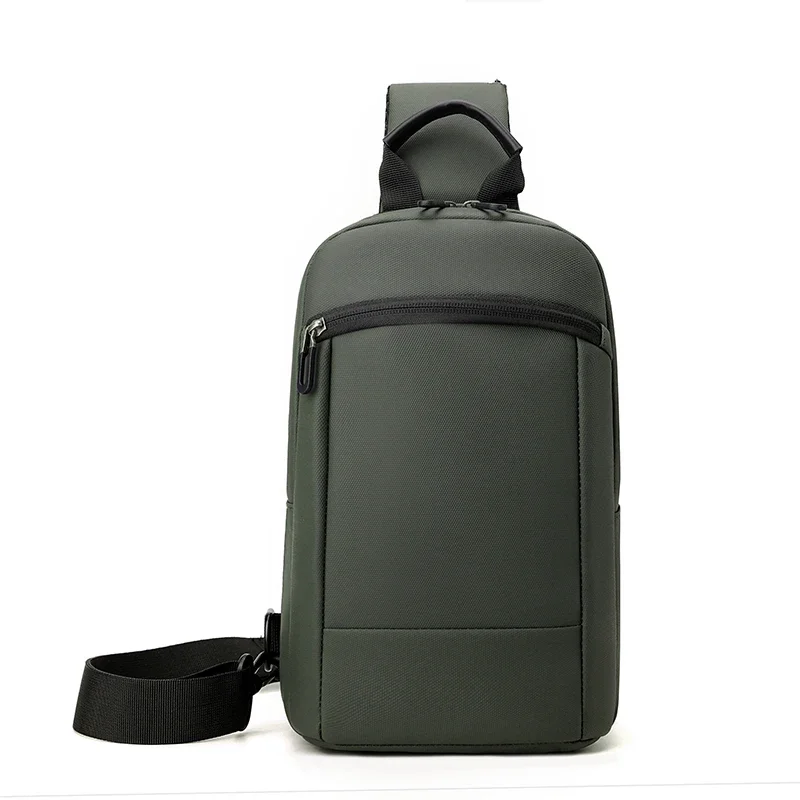 Nylon Solid Color High Quality Waist Packs Zipper Simple Casual Chest Bag Soft Versatile Commuting Designer Crossbody Bag