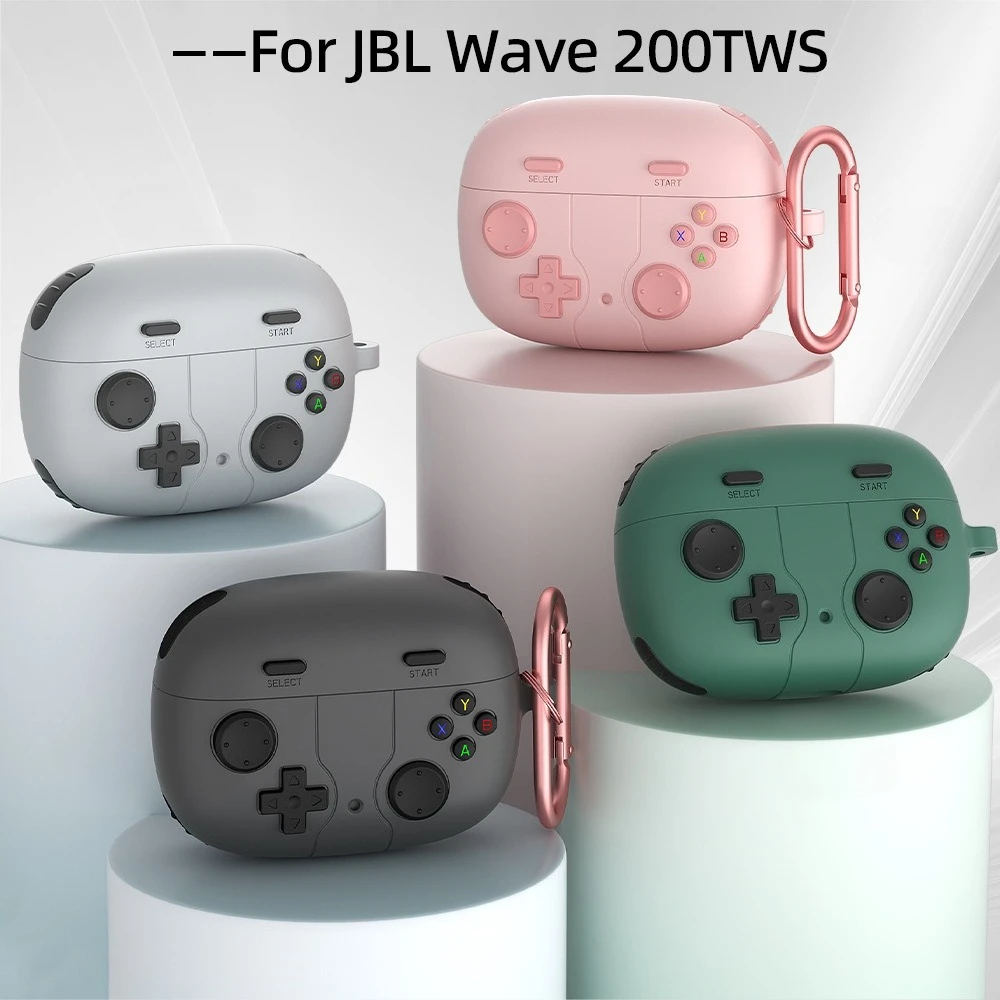 Retro Game-Inspired Shockproof Headphone Case with Hook