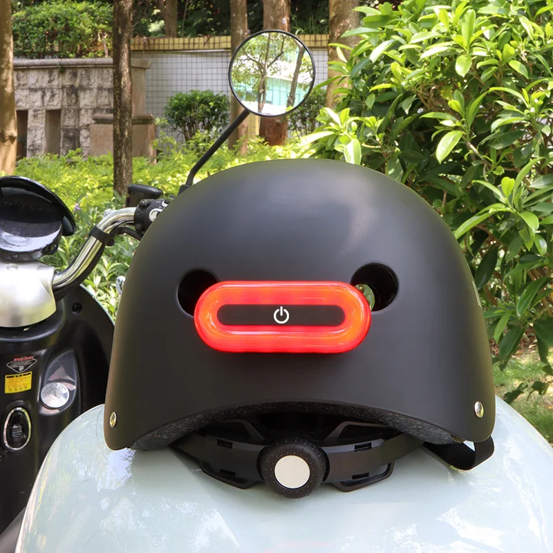 

14 Lamp Beads Bicycle Helmet Led Light Rechargeable Safety Taillight Bike Motorcycles Accessories Helmet Moto USB Helmet Light