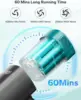 Cleaner, 550W/45Kpa/60Mins Vacuum Cleaners for Home, Self-standing Stick Vacuum with LED Display, Rechargeable Cordless Vacuum, 3