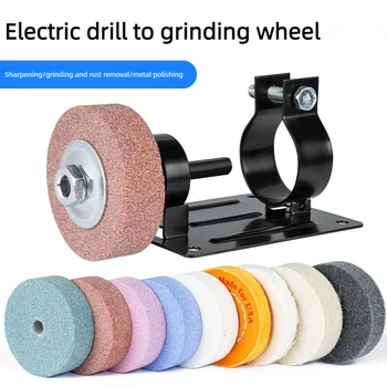 Testa di Conversione per Smerigliatrice Lucidatrice Metallica, Mole Abrasive, Mola Lucidante, Disco Abrasivo, Blocco Abrasivo