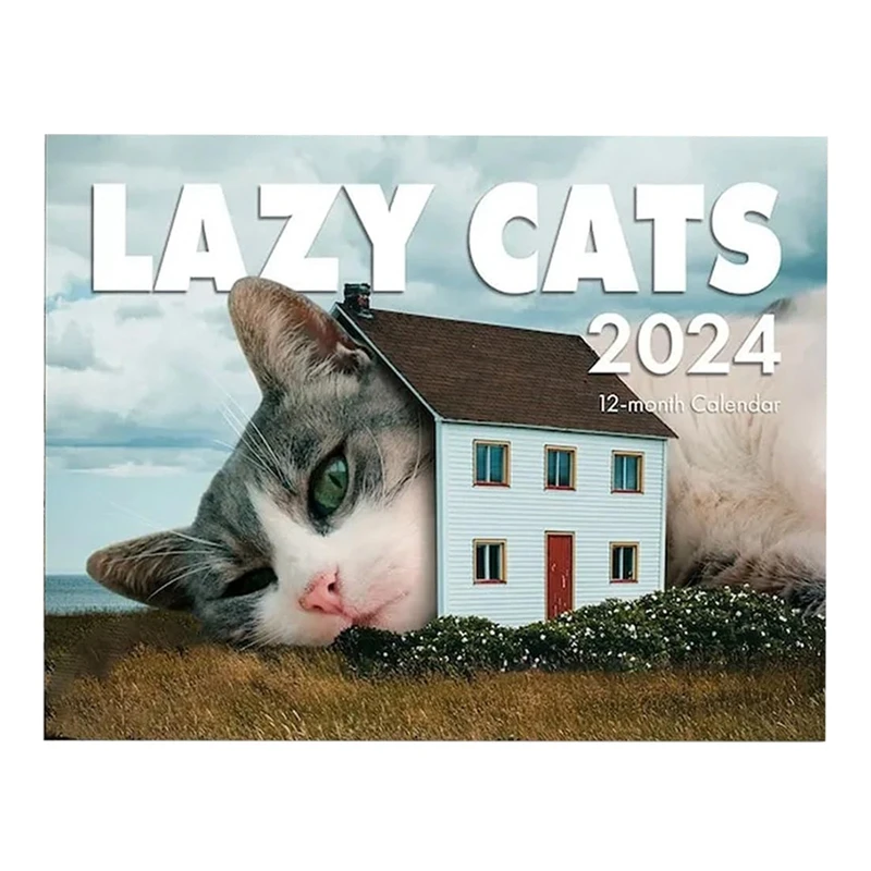 

2024 Calendar Lazy Kitty Calendar 2024 Lazy Kitty Wall Calendar Fun Kitty Gift January 2024 From December 11X8.5 Inch