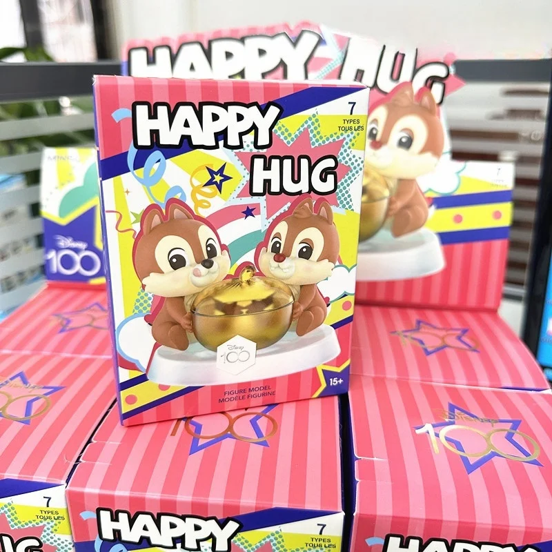 

Kuromi Disney Pux Lotso Qiqi Didi Anniversary Series Happy Embrace Theme Storage Tank Anime Figurine Ornaments Gifts Desktop Toy
