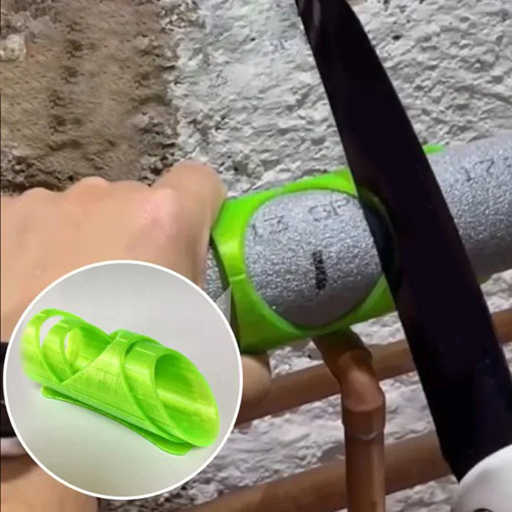 1-5Set Foam Pipe Cutter Tool Pipe Insulation Cutting Jigs 15/ 22/28mm Foam Pipe Insulation Cutting Guide Tool Insulation Clamp