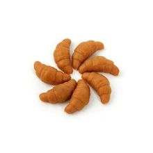 

6Pcs 1/12 Miniature Dollhouse Simulation Bread Dollhouse Miniature Food Breakfast Snack Dessert Kitchen Toys
