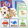 Children's toys learn English card alphabet cognition early cognitive puzzle toys 2