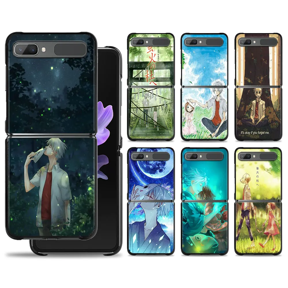 Чехол для телефона с японским аниме масками мальчиков Hotarubi no Mori e PC Samsung Galaxy ZFlip3 Flip