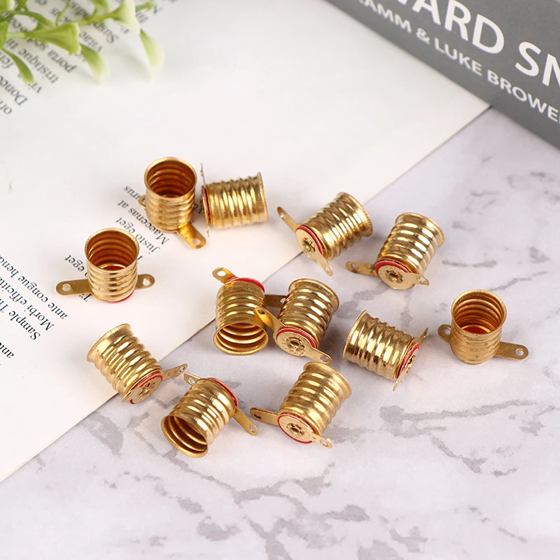 E10 Screw-Type Lamp Base Holder 10PCS lamp holder lamp bulb holder lamp base led lamp base diy lighting accessories