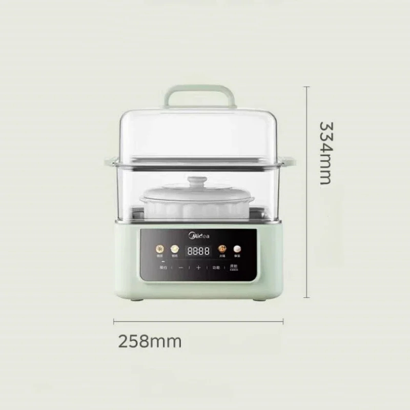 Midea 220V Electric Pot Waterproof Stew Household Automatic Ceramic Stew Pot Soup Bird's Nest Steamer