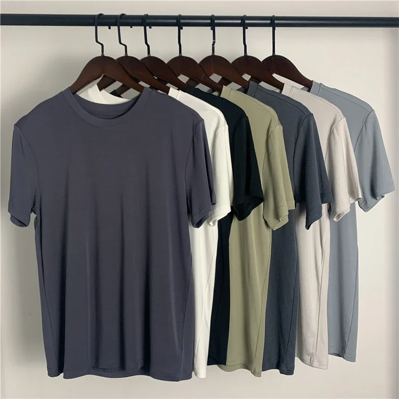 

round Neck Pure Color All-Matching T-shirt