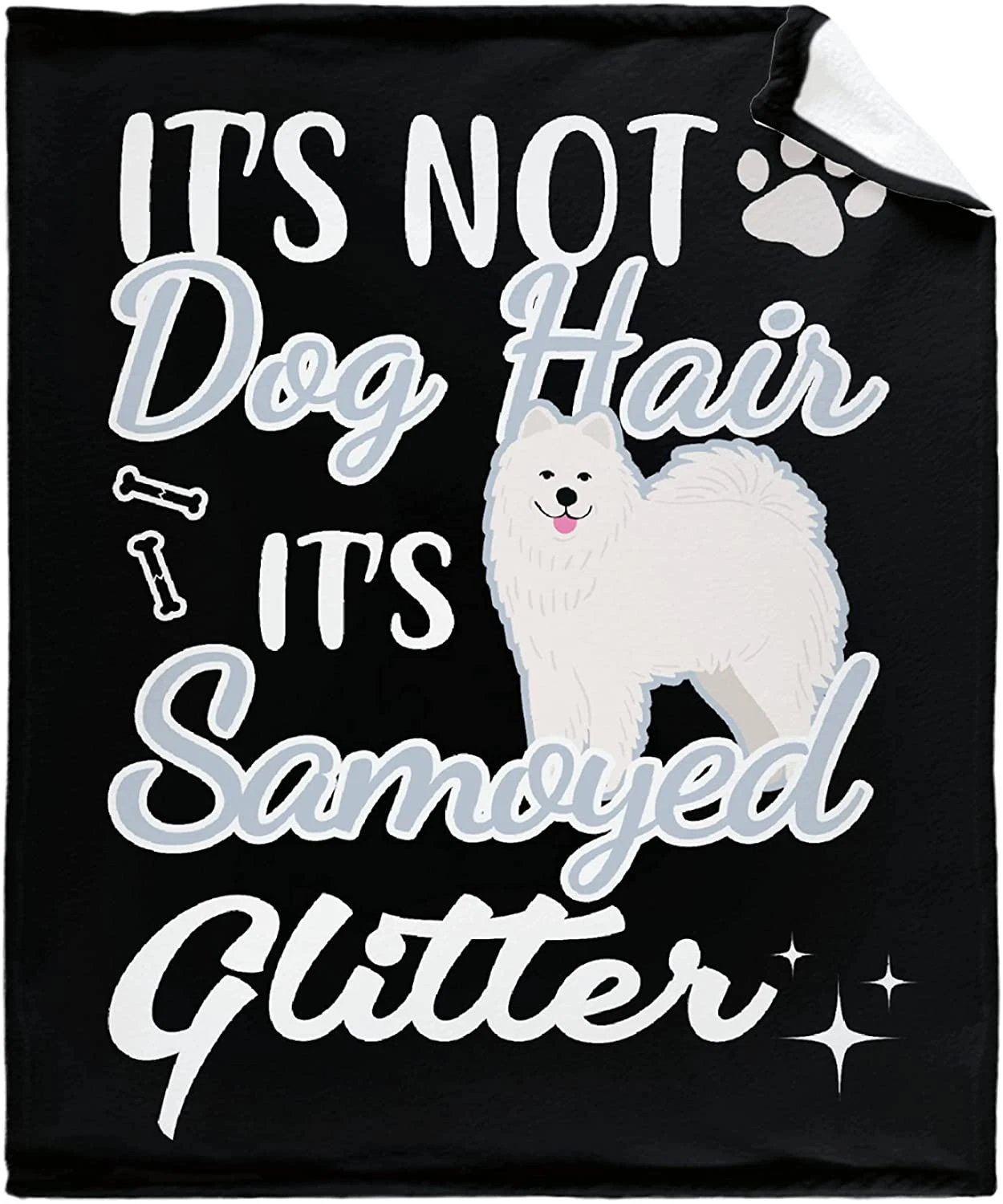 Dog Blanket Throw It's Not Dog Hair It's Samoyed Glitter Animal Plush  Blanket For Pet Owners Girls Boys Cozy Flannel Blanket - Blanket -  AliExpress