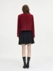FSLE Office Lady Wool Academy Short Coat 2024 Winter New Light Commuter Embroidered Coat Casual Loose 24FS14263 3