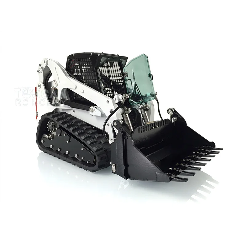 1/14 RC Hydraulic Loader LESU Metal Radio Control Aoue-Lt5 Tracked Skid-Steer RTR Model Lights Toys for Adult Thzh1208-Smt9 3