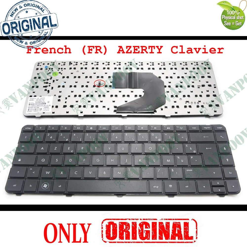 Клавиатура AZERTY для ноутбука HP Compaq Pavilion G4 G4-1000 430 431 630 635 640 650 655 CQ43 CQ57 French FR |