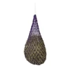 Durable 92cm/ 36" Nylon Slow Feed Hay Net for Horses 20 Mesh Hole Blue 6
