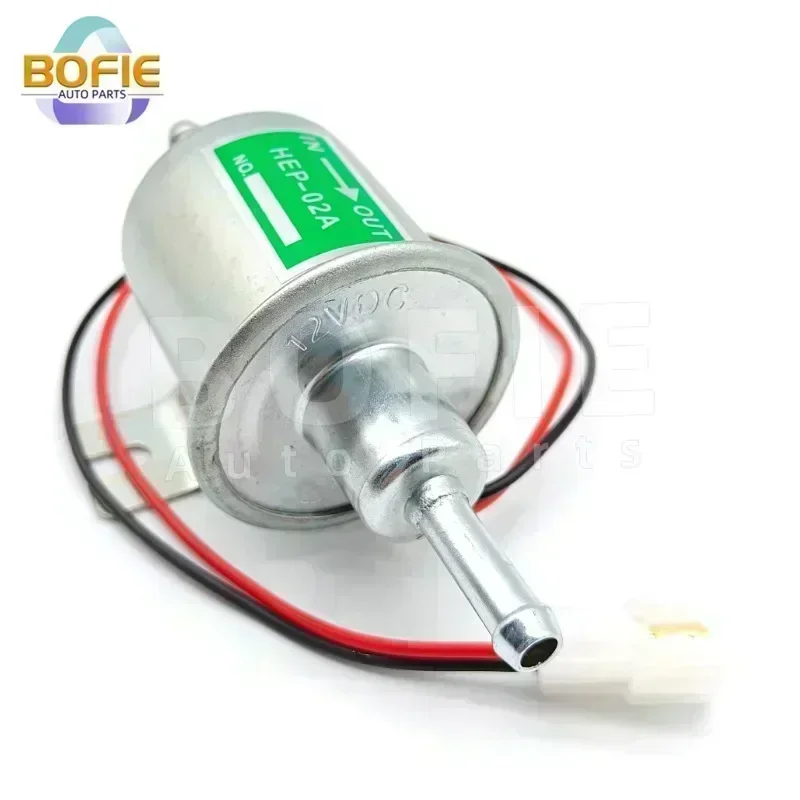 12V HEP-02A Universal 2.5-4 PSI Gas Diesel Inline Low Pressure car Electric Fuel Pump HEP02A in stock for car fuel pump