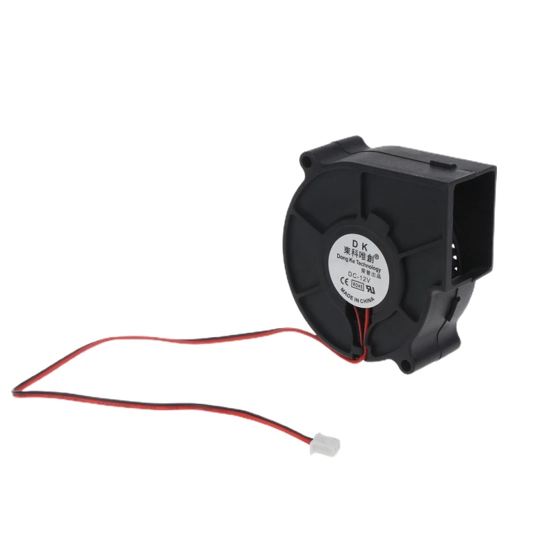 

12V for DC Porous Bearing Blower Fan 7530 75x75x30mm 7cm 12V 0.36A 4.4W 3500RPM Air Turbofan BBQ Fan 3D Printer Fan