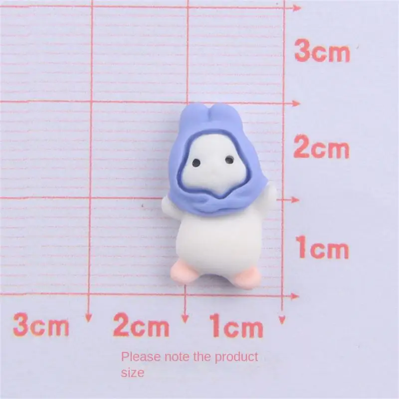 1~4PCS Resin Cream Glue Cartoon Jewelry Decoration Resin Cream Ornaments Decor Angel Bunny