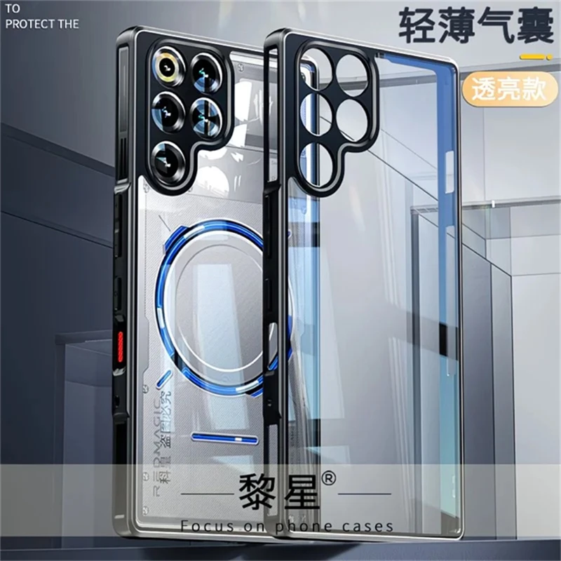 Transparent Acrylic Hard Cover | Anti-Fall Protection for Red Magic 11 Pro Plus
