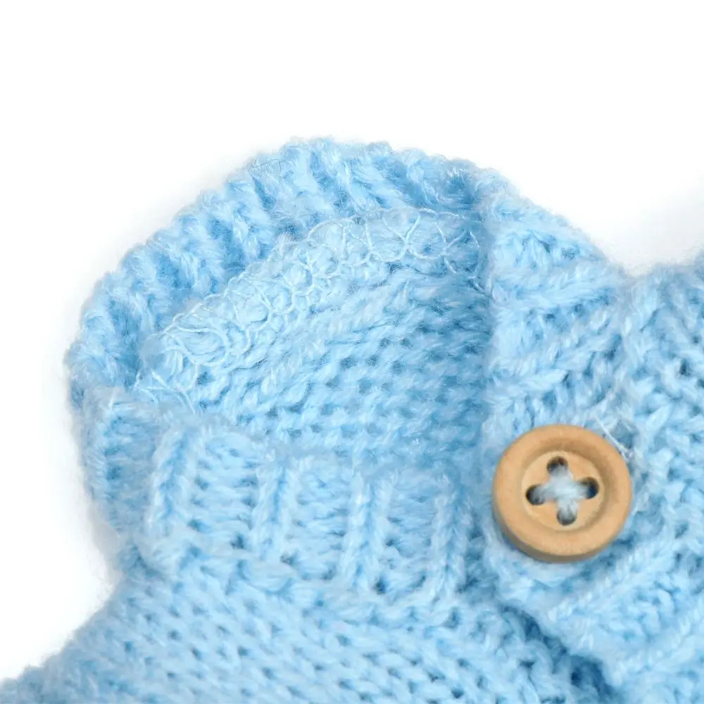 Doll Handmade Mini Knitted Sweater Coat 28cm-30cm Doll Accessories Winter Tops Casual Wear Clothes for 1/6 Dolls DIY Gift Toys