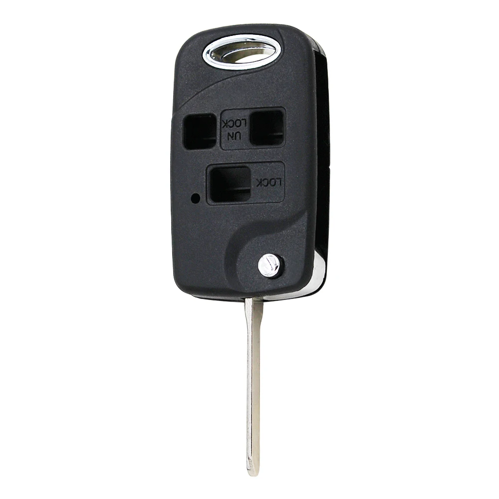 3 Button for Toyota YARIS RAV4 TOWN ACE AVALON SIENNA Flip Fob Key Case With TOY47 Blade