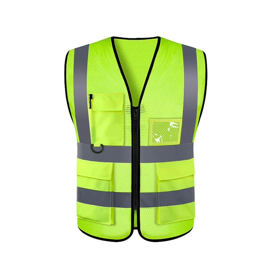 Adjustable Safety High Visibility Reflective Vest Reflective Security Vests Traffic Night Outdoor For Running Cycling Sports reflective vest safety vest high visibility vest