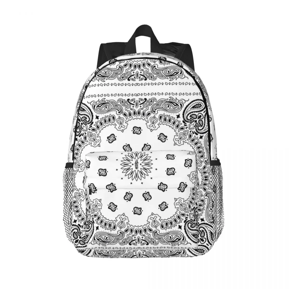 

Bandana Custom White Backpacks Boys Girls Bookbag Cartoon Children School Bags Travel Rucksack Shoulder Bag Large Capacity