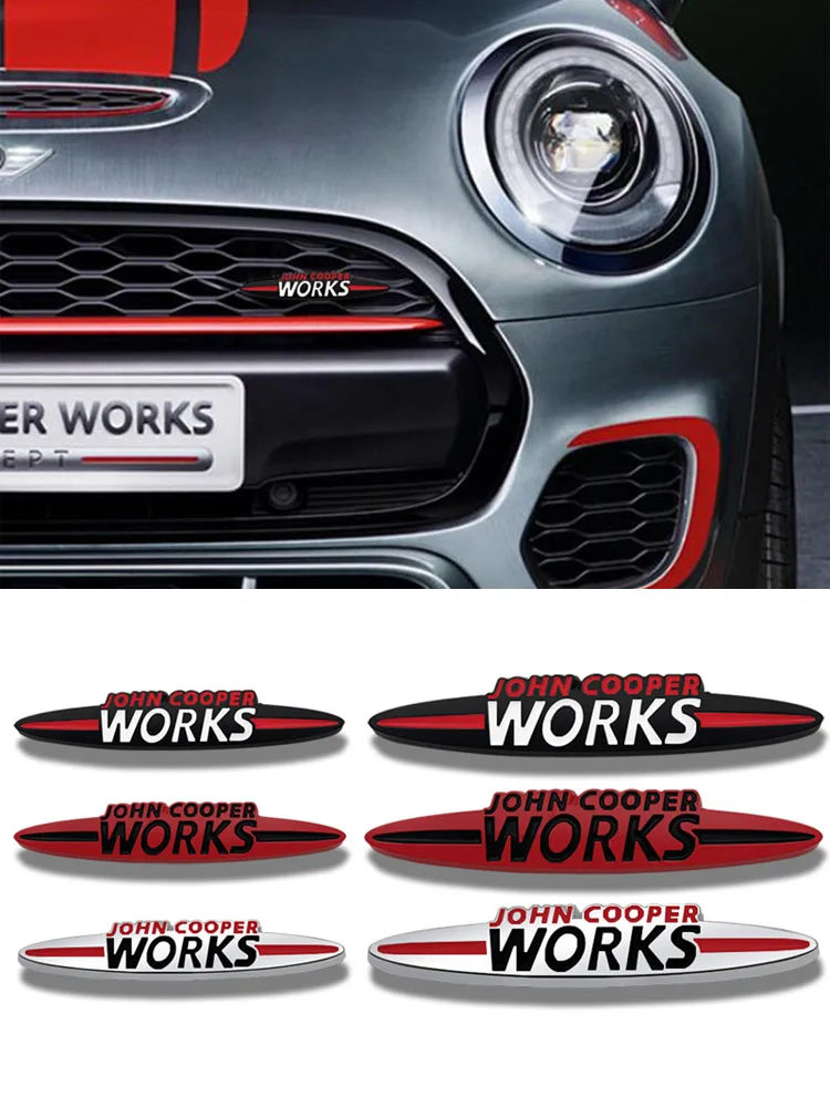 3D-Metal-Car-Badge-Rear-John-Cooper-Works-Emblem-Grille-tail-sticker ...