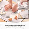 Fiberglass Silicone Baking Mat Large Kneading Pad Nonstick Surface Rolling Dough Mat With Scale For Kitchen Cooking Pastry Sheet 5