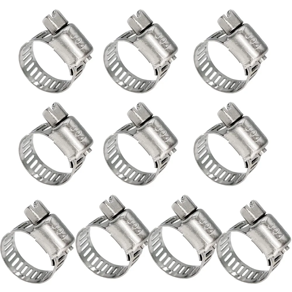 LUX Set de colliers de serrage grande taille acier inoxydable 5 pcs