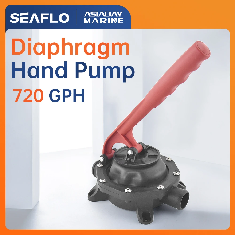 SEAFLO Marine Boat Manual diaphragm hand Bilge Pump with Water Transfer and Self-Priming High-Flow Suitable for Wine and Juice bilge pump marine water pump