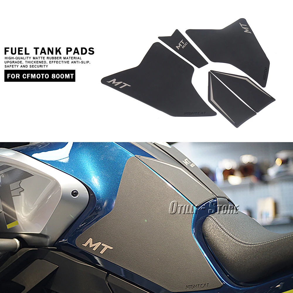 For CFMOTO 800MT 800 MT 800 mt 3M Fuel Tank Pad Protector sticker Knee Grip Antiskid Side Decal Kit Decoration New Motorcycle motorcycle decoration for yamaha tenere 700 world raid standard edition side grip pad tank pad combo set oil gas protector cover