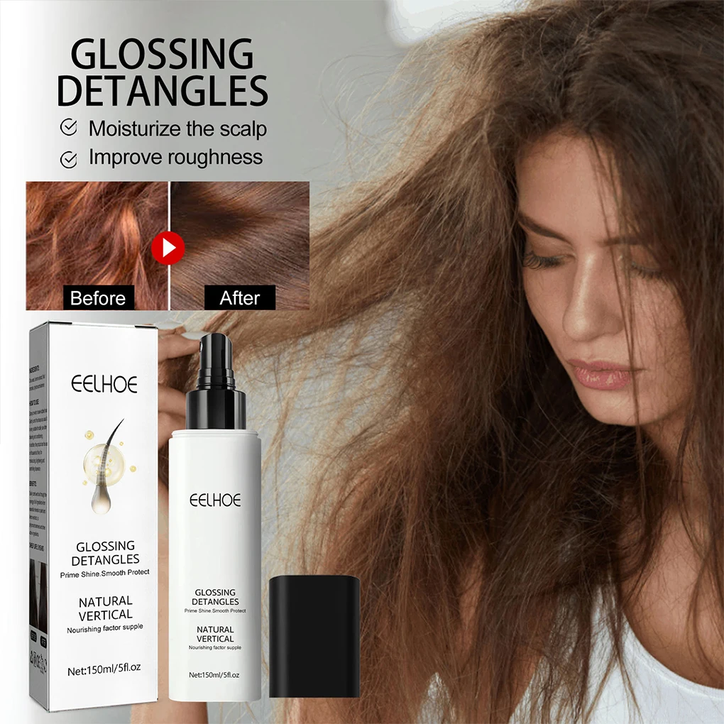 EELHOE 150ml Hair Spray Dry Repair Protectant Oil Control Leave in