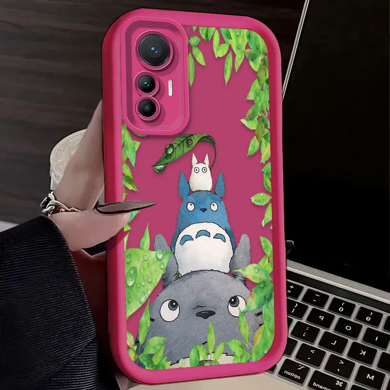 Whimsical Totoro Nature-Inspired Soft Phone Case